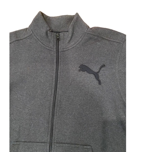 PUMA Men’s Dark grey zip up sweater - Picture 3 of 4